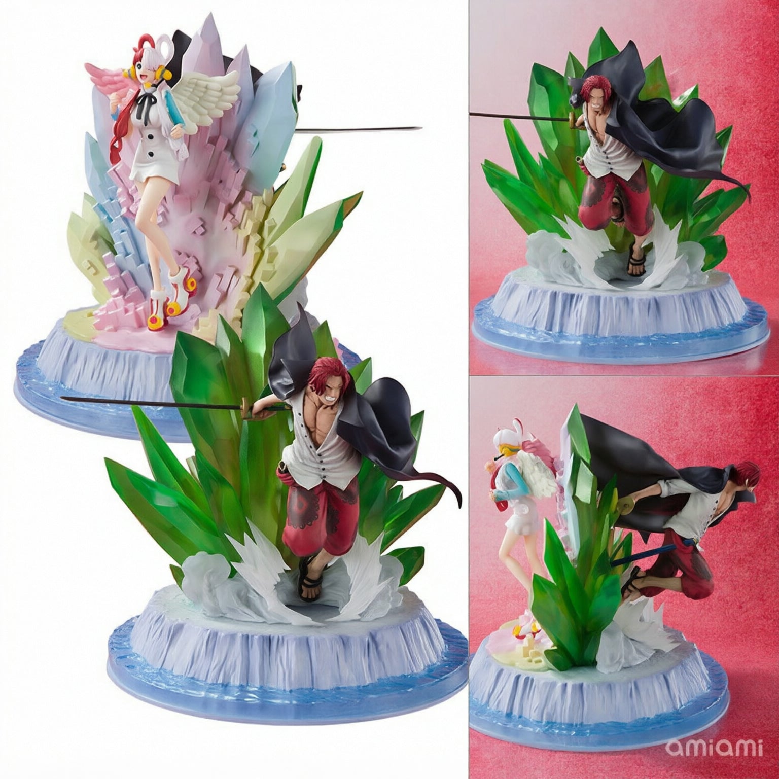 FiguartsZERO ［EXTRA BATTLE］ SHANKS and UTA -ONE PIECE FILM RED Ver.-Figuras-BANDAI-Akibara Xpress