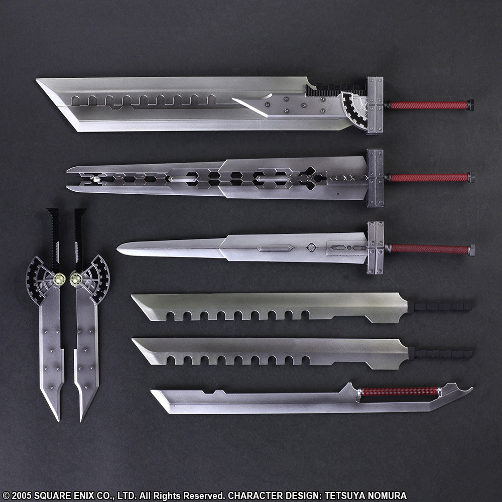FINAL FANTASY VII ADVENT CHILDREN PLAY ARTS - KAI- CLOUD STRIFE & FENRIR-Figuras-SQUARE ENIX-Akibara Xpress
