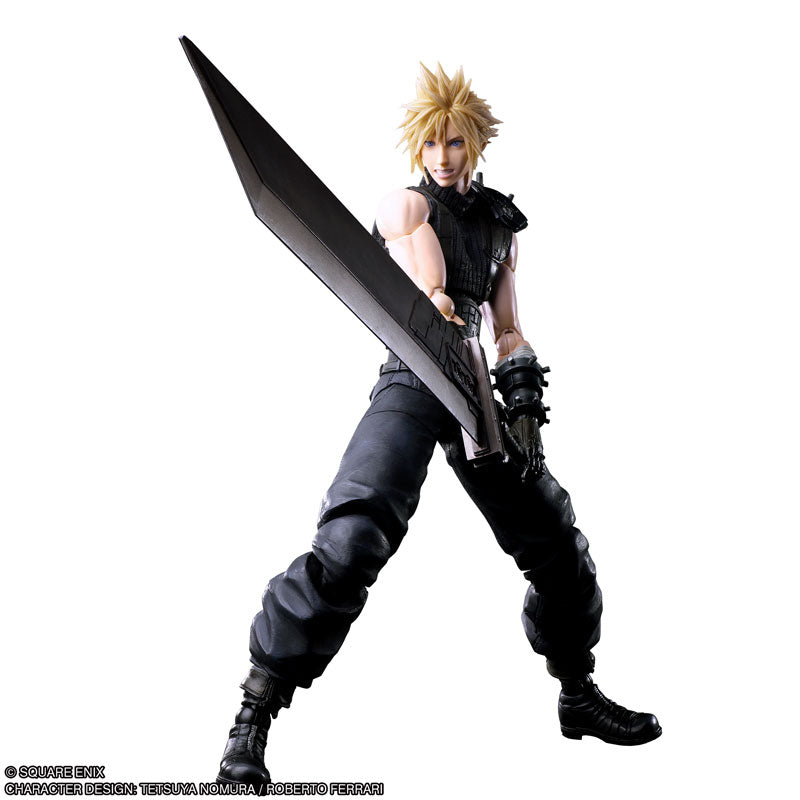 FINAL FANTASY VII REBIRTH PLAY ARTS KAI ACTION FIGURE - CLOUD STRIFE-Figuras-SQUARE ENIX-Akibara Xpress