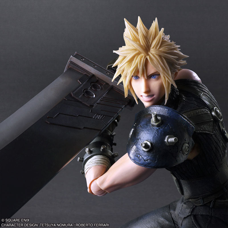 FINAL FANTASY VII REBIRTH PLAY ARTS KAI ACTION FIGURE - CLOUD STRIFE-Figuras-SQUARE ENIX-Akibara Xpress