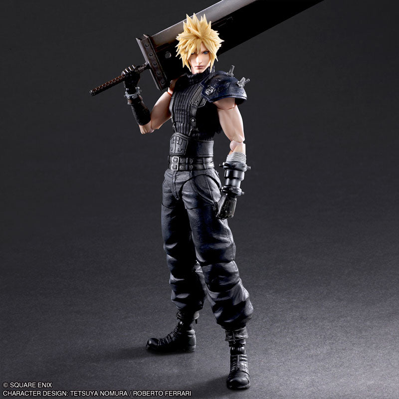FINAL FANTASY VII REBIRTH PLAY ARTS KAI ACTION FIGURE - CLOUD STRIFE-Figuras-SQUARE ENIX-Akibara Xpress