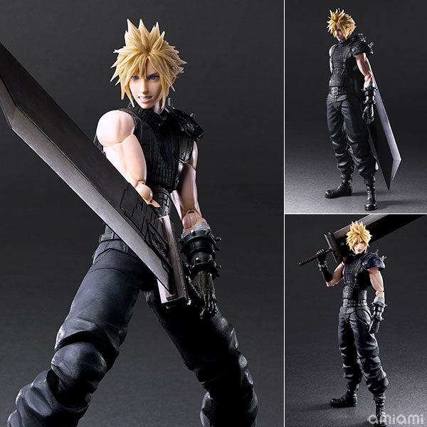 FINAL FANTASY VII REBIRTH PLAY ARTS KAI ACTION FIGURE - CLOUD STRIFE-Figuras-SQUARE ENIX-Akibara Xpress