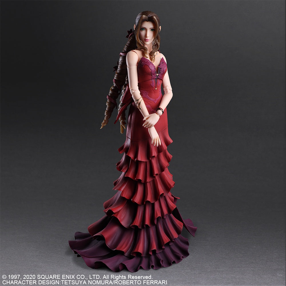 FINAL FANTASY VII REMAKE PLAY ARTS -KAI- AERITH GAINSBOROUGH DRESS VER.-Figuras-SQUARE ENIX-Akibara Xpress