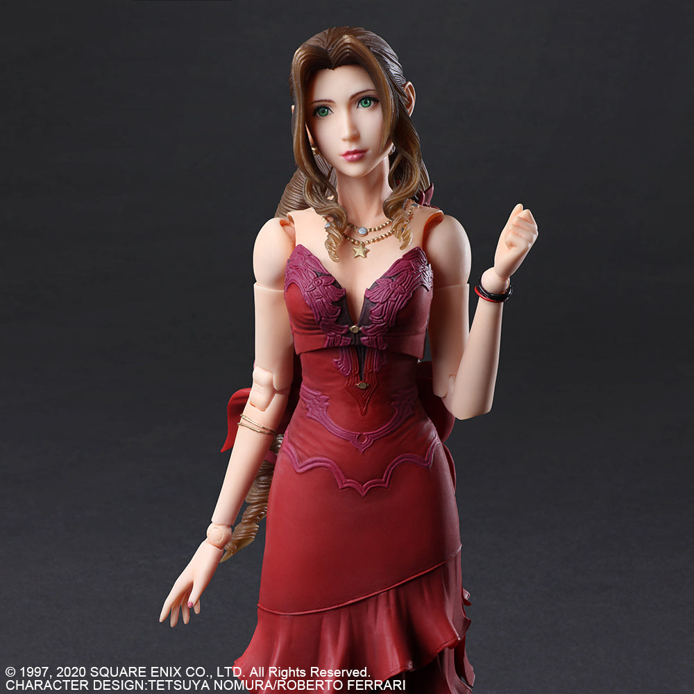 FINAL FANTASY VII REMAKE PLAY ARTS -KAI- AERITH GAINSBOROUGH DRESS VER.-Figuras-SQUARE ENIX-Akibara Xpress