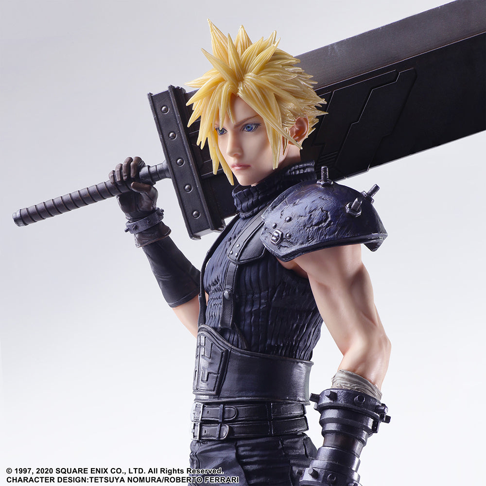 FINAL FANTASY VII REMAKE STATIC ARTS CLOUD STRIFE-Figuras-SQUARE ENIX-Akibara Xpress