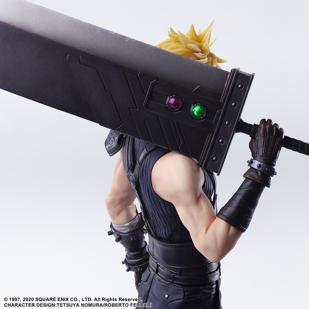 FINAL FANTASY VII REMAKE STATIC ARTS CLOUD STRIFE-Figuras-SQUARE ENIX-Akibara Xpress