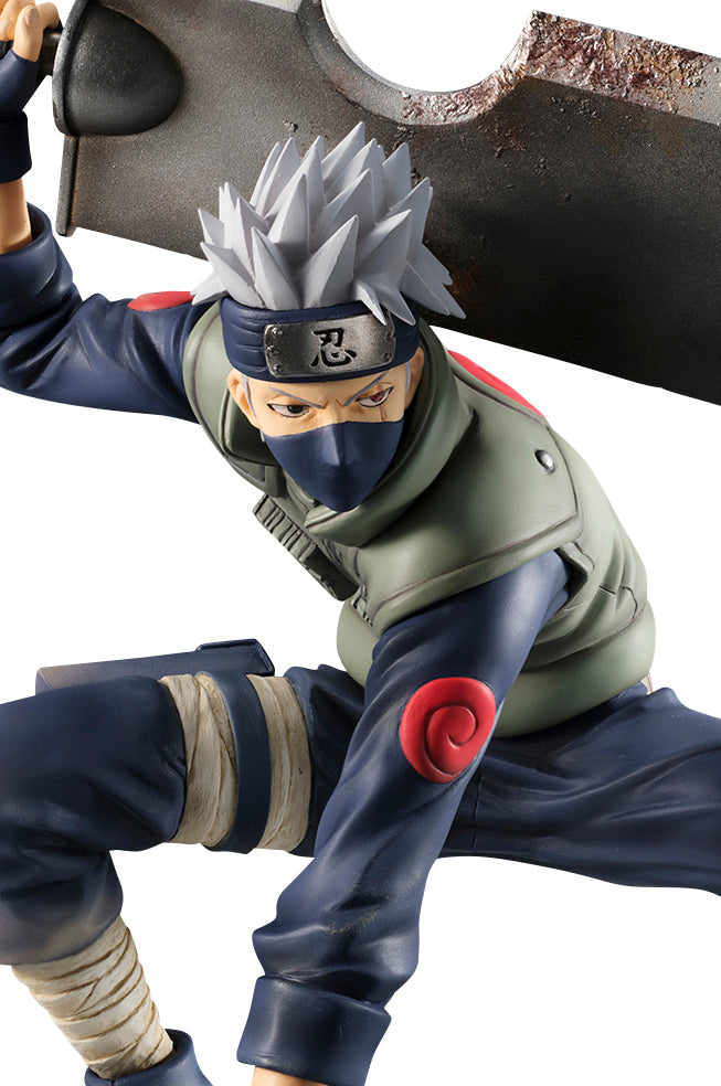 G.E.M. SERIES NARUTO SHIPPUDEN KAKASHI HATAKE GREAT NINJA WAR VER.15TH ANNIVERSARY-Figuras-MEGAHOUSE-Akibara Xpress