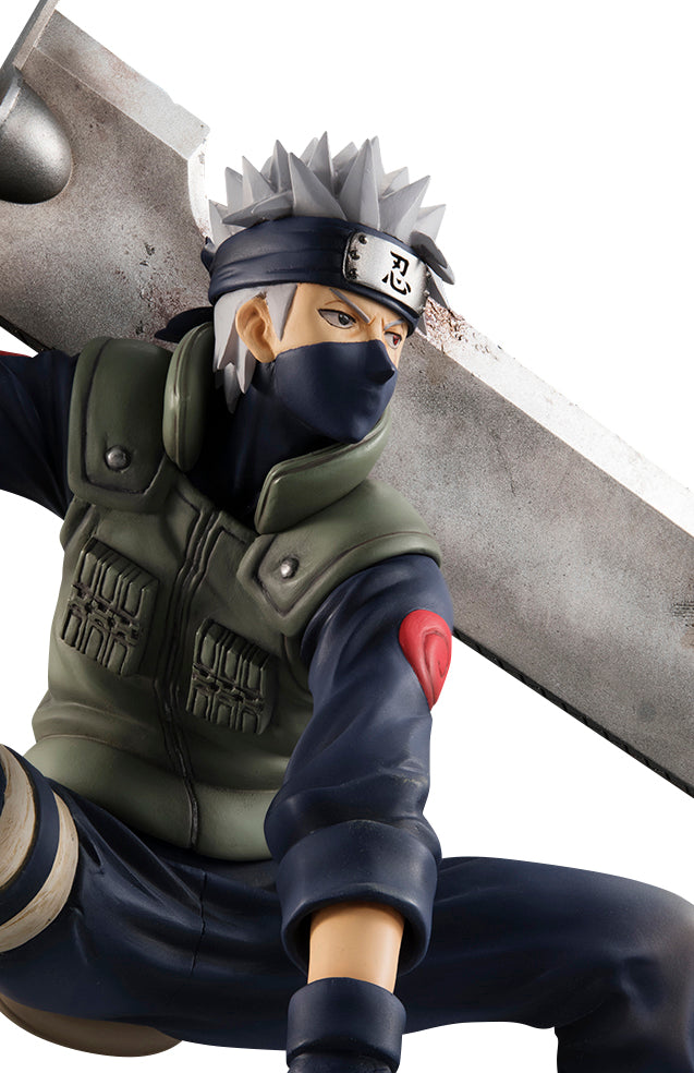 G.E.M. SERIES NARUTO SHIPPUDEN KAKASHI HATAKE GREAT NINJA WAR VER.15TH ANNIVERSARY-Figuras-MEGAHOUSE-Akibara Xpress
