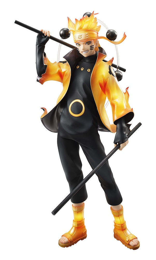G.E.M. SERIES NARUTO SHIPPUDEN NARUTO UZUMAKI SIX PATHS SAGE MODE G.E.M.15TH ANNIVERSARY VER.-Figuras-MEGAHOUSE-Akibara Xpress