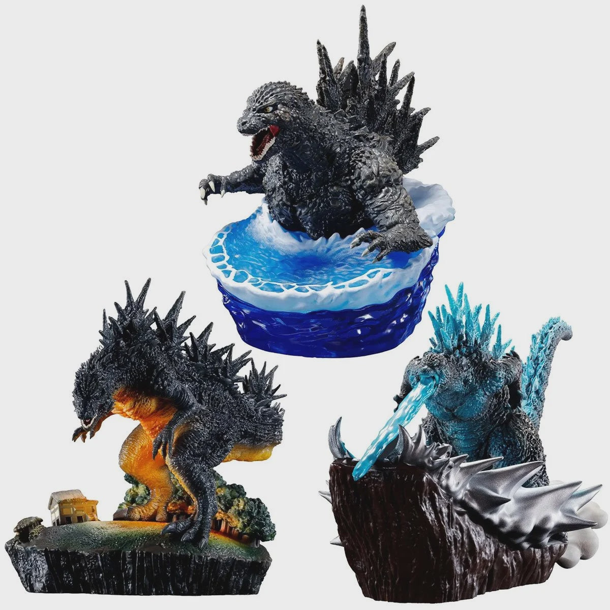GODZILLA -1.0 FROM 0 TO -1 PETITRAMA EX STATUE-Figuras-MEGAHOUSE-Akibara Xpress