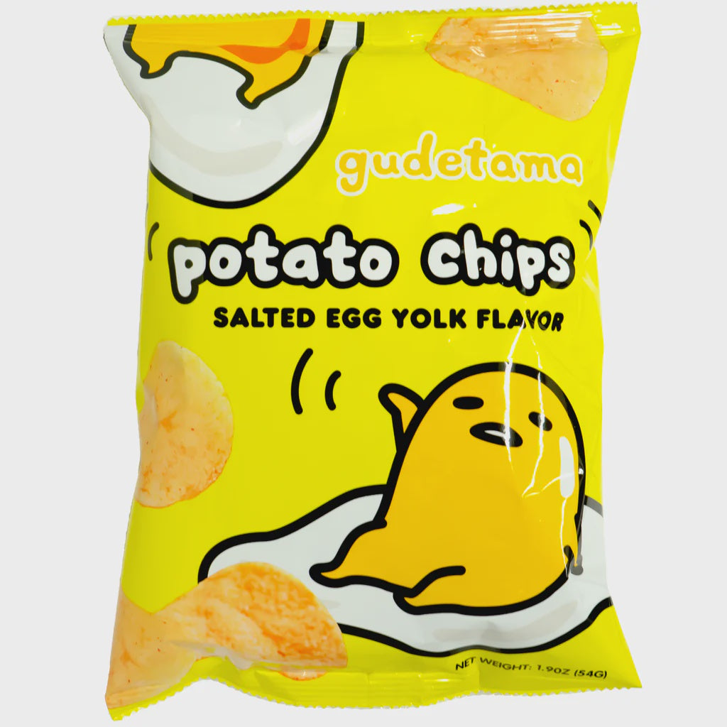 GUDETAMA Potato Chips Salted Egg Yolk Flavor 54g-Alimentos-Asian Food-Akibara Xpress