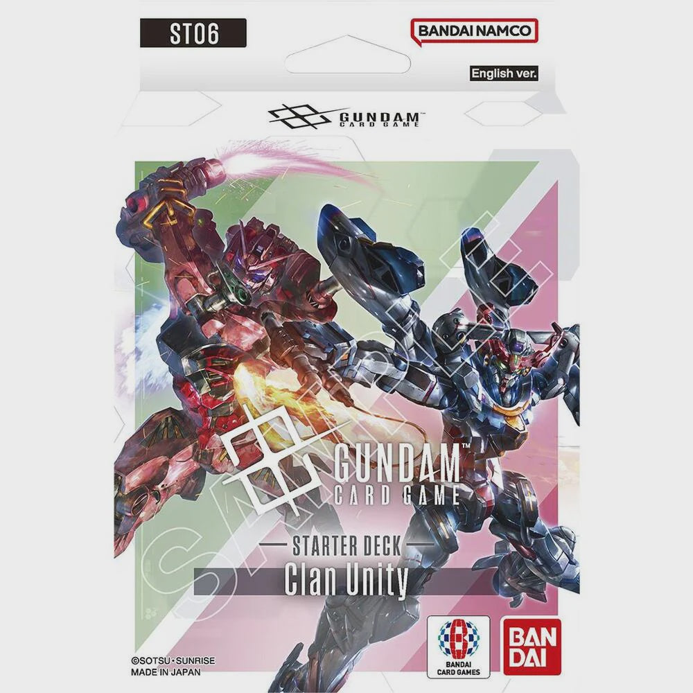 GUNDAM TCG STARTER DECK CLAN UNITY ST06-TCG-Juegos de Mesa-Akibara Xpress