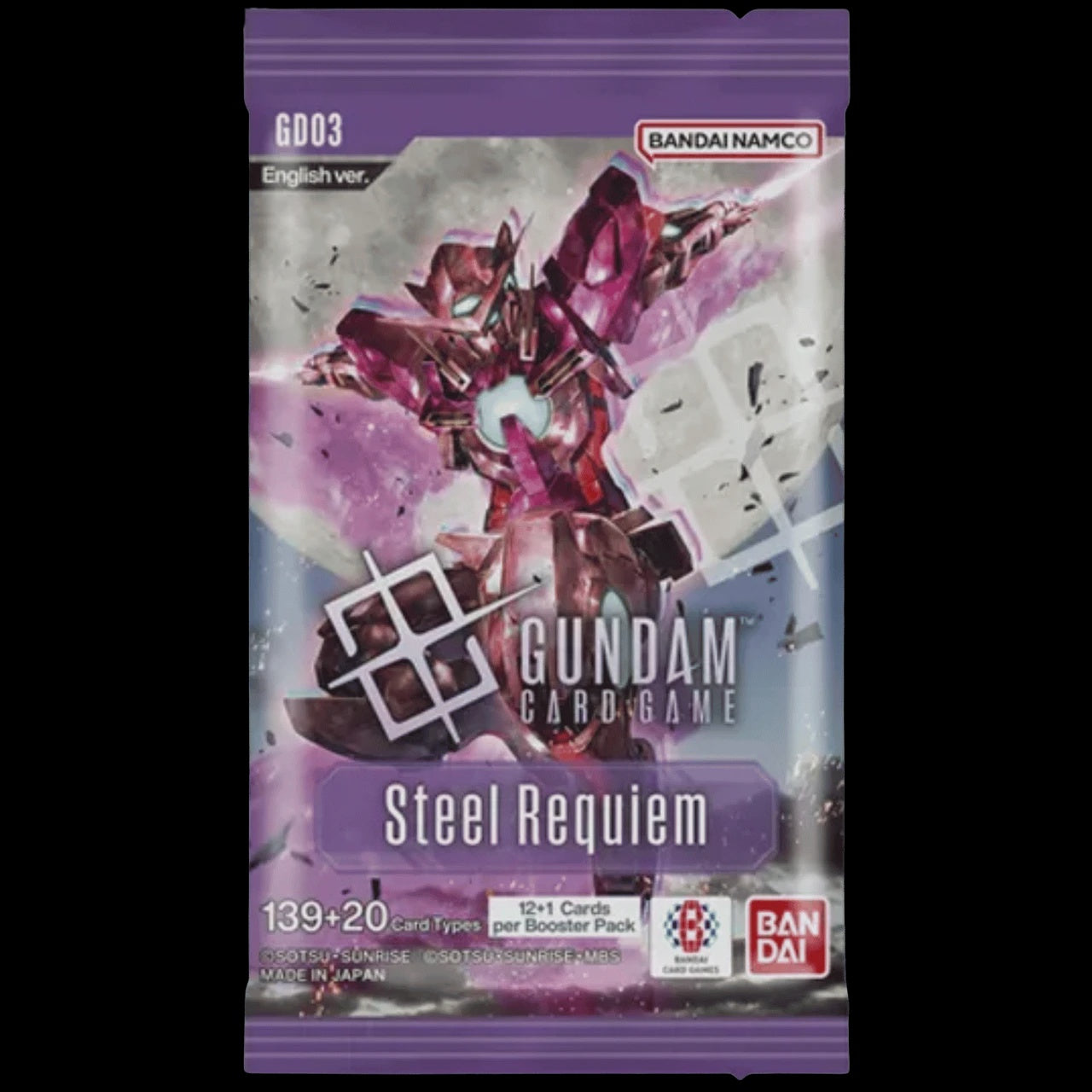 GUNDAM TCG STEEL REQUIEM BOOSTER GD03-TCG-BANDAI-Akibara Xpress