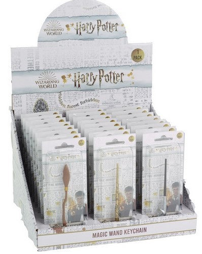 HARRY POTTER MAGIC WAND KEYCHAIN ASSORTMENT-Llaveros-Surreal Entertainment-Akibara Xpress