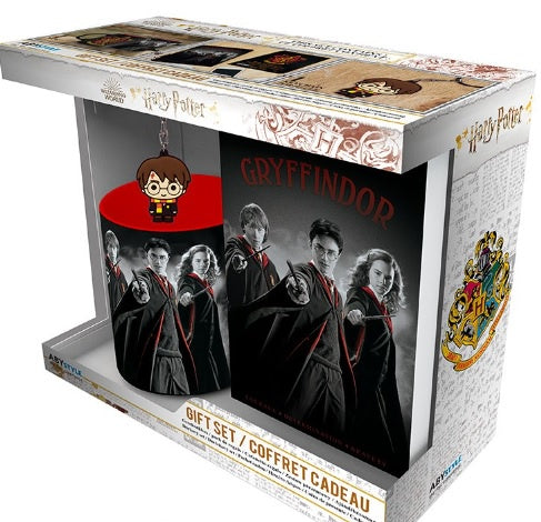 HARRY POTTER - Pck Mug320ml + Keychain + Notebook Harry Ron Hermione-Tazas-ABYSTYLE-Akibara Xpress