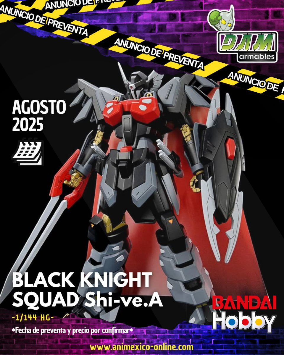 HG 1/144 BLACK KNIGHT SQUAD Shi-ve.A-Figuras-DAM-Akibara Xpress
