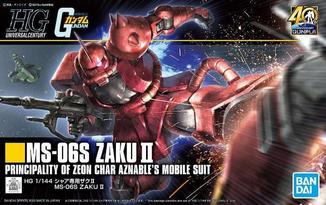 HG 1/144 MS-06S ZAKU II-Figuras-BANDAI-Akibara Xpress
