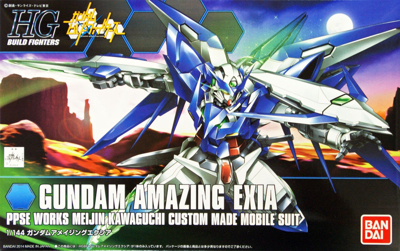 HGBF 1/144 GUNDAM AMAZING EXIA123-Figuras-BANDAI-Akibara Xpress