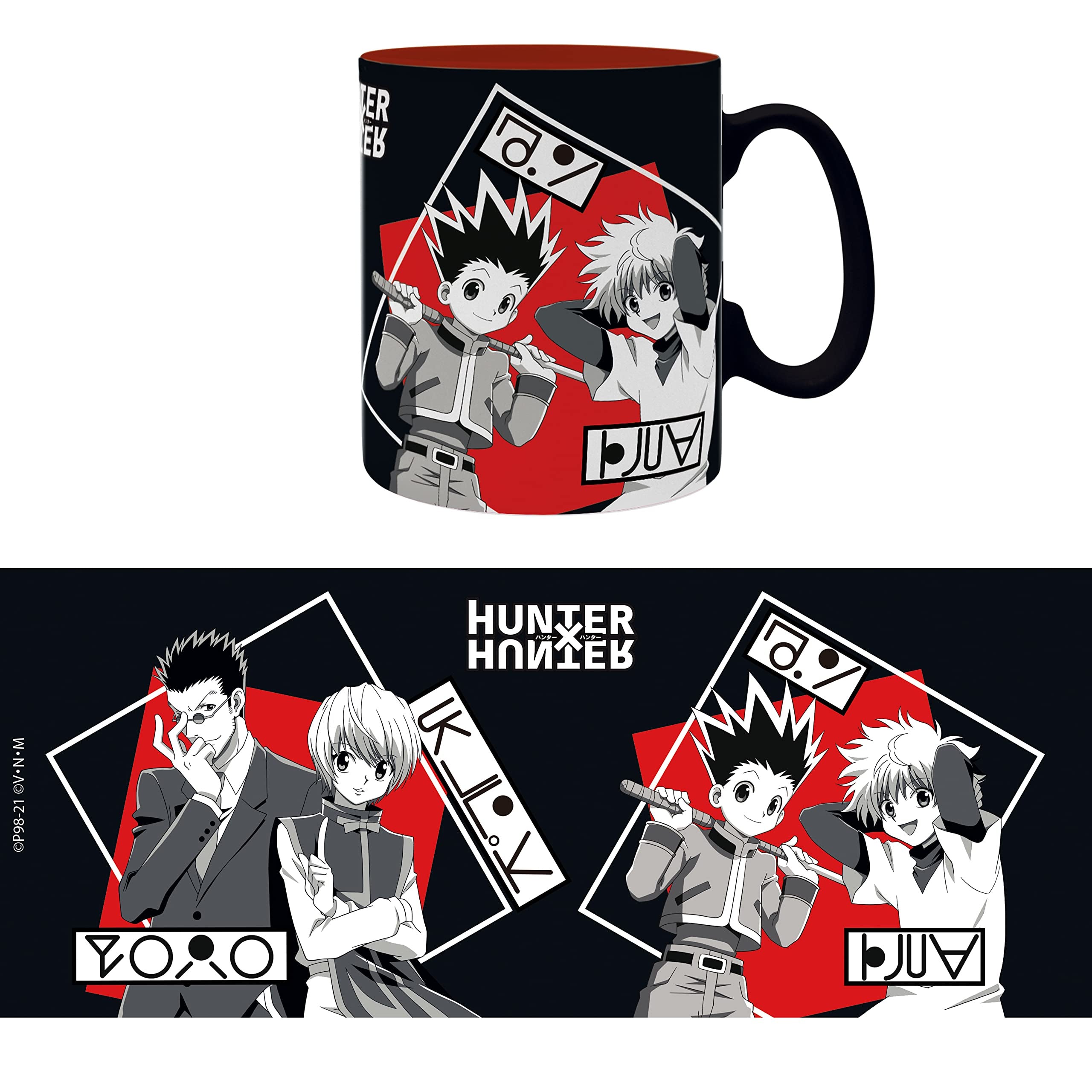 HUNTER X HUNTER - Gon & Friends Mug, 16 oz.-Tazas-ABYSTYLE-Akibara Xpress