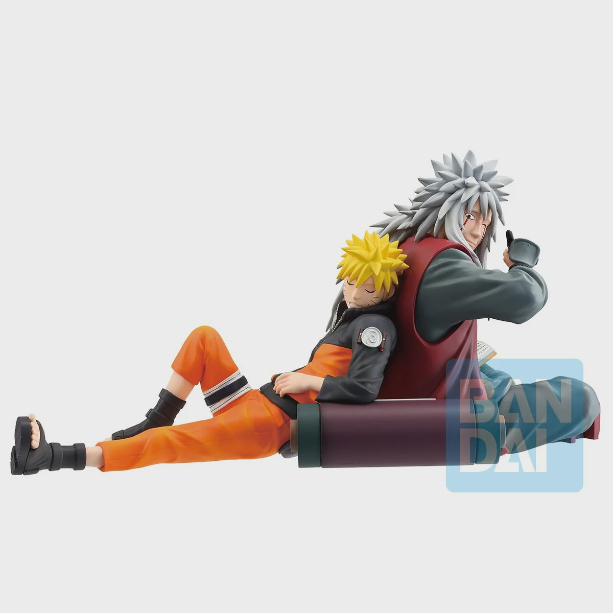 ICHIBANSHO FIGURE NARUTO UZUMAKI & JIRAIYA (LEGENDARY SANNIN)-Figuras-BANDAI-Akibara Xpress