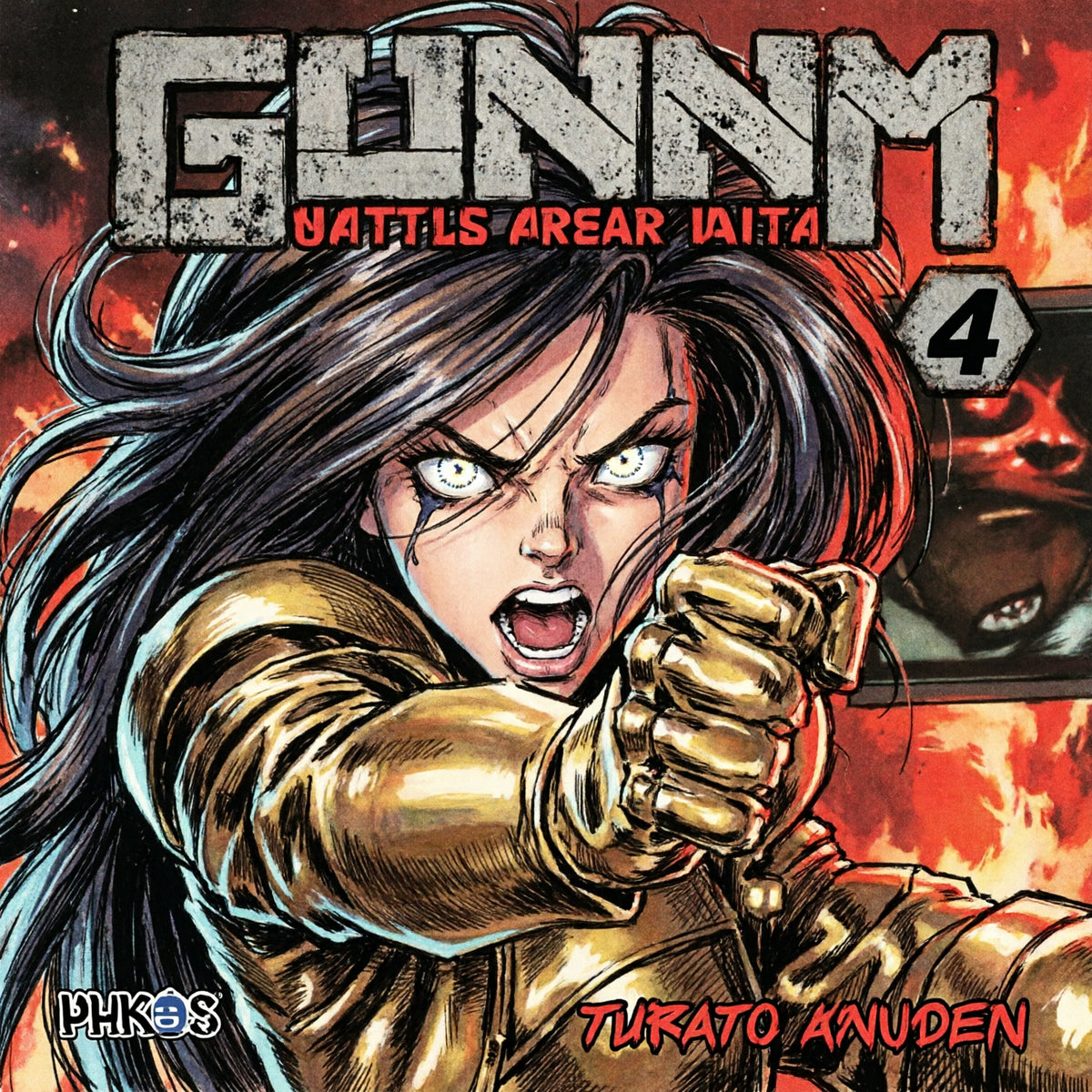 GUNNM BATTLE ANGEL ALITA 4 EUROPA-Mangas Españoles-IVREA-Akibara Xpress (Mejorada)