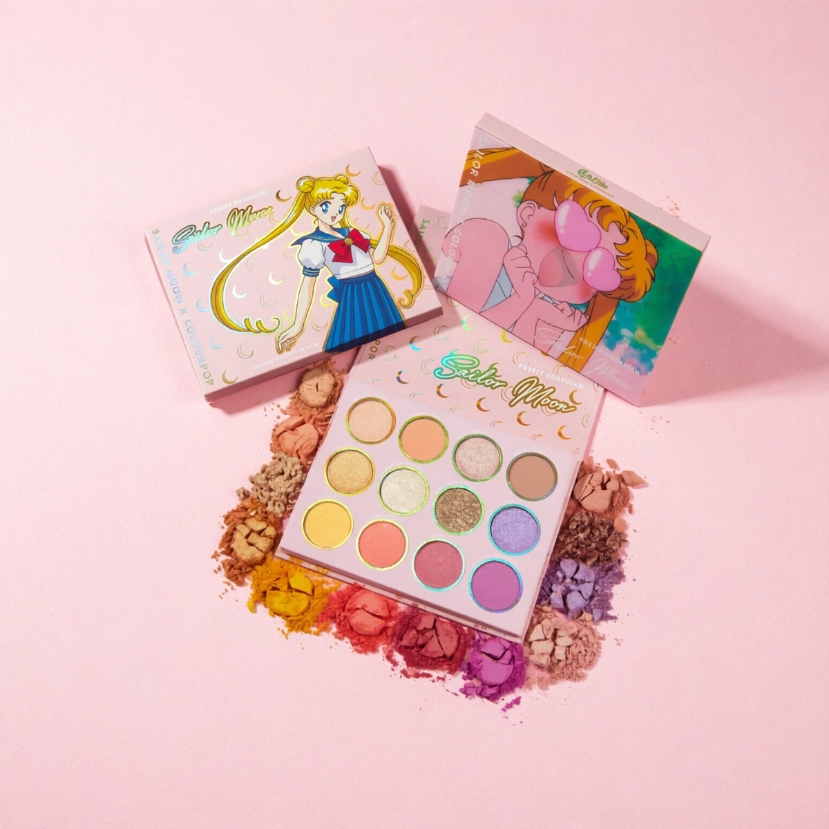 Paleta de Sombras Pretty Guardian-Maquillaje-Colour Pop-Akibara Xpress (Mejorada)