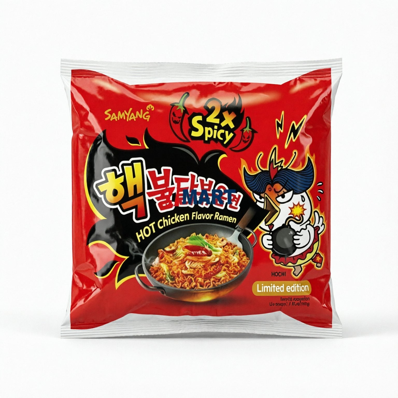 Samyang Fideo Extra Picante sabor Pollo-Alimentos-Dulces Japoneses-Akibara Xpress (Mejorada)