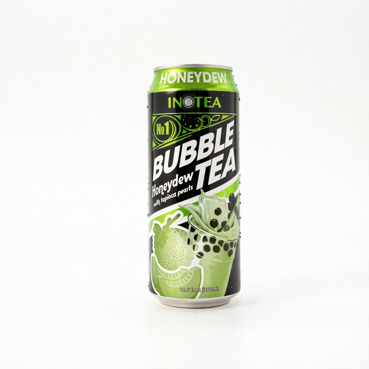 INOTEA Bubble Tea Honeydew with Tapioca Pearls 490ml-Alimentos-Asian Food-Akibara Xpress (Mejorada)