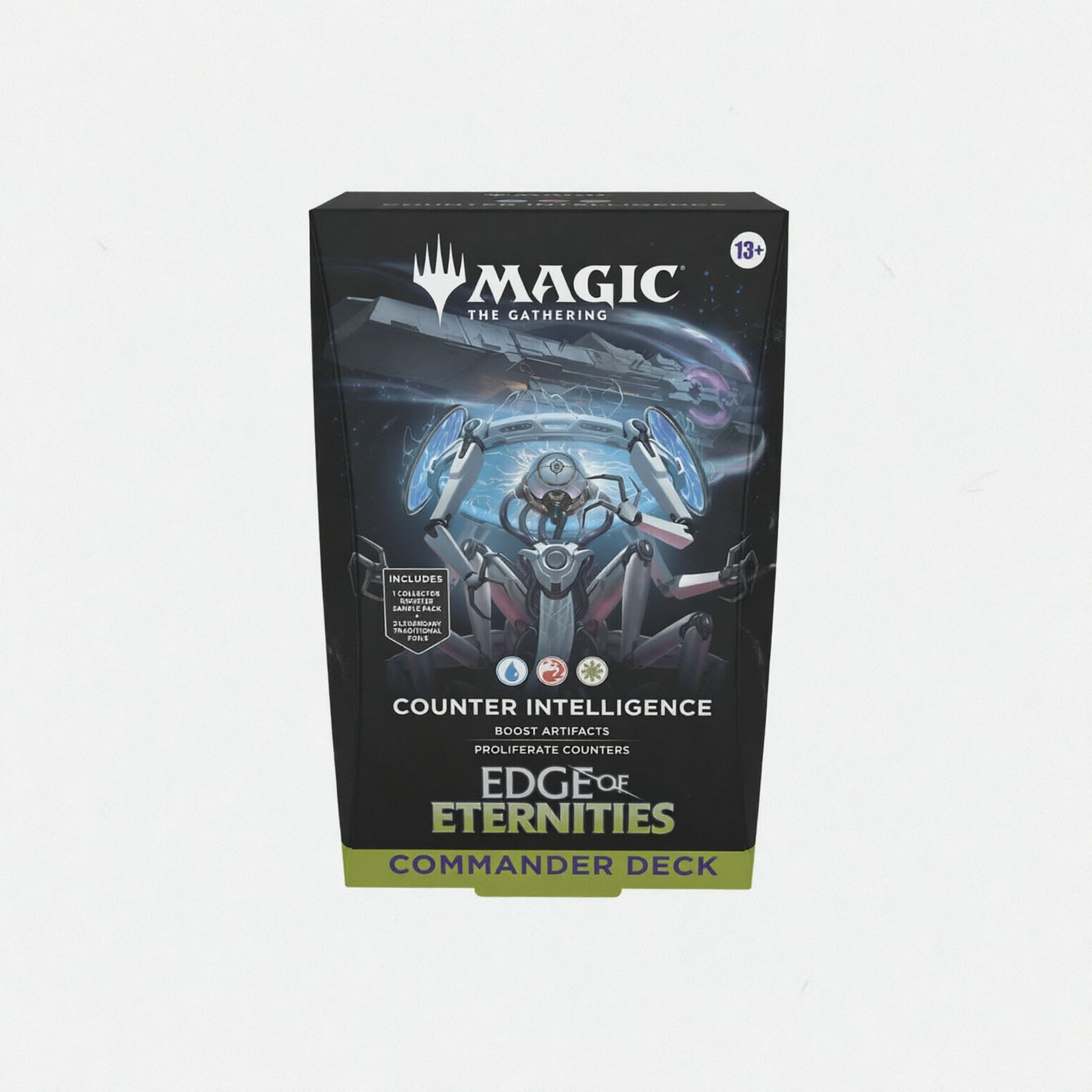 MAGIC THE GATHERING TCG EDGE OF ETERNITIES COMMANDER DECK COUNTER INTELLIGENCE INGLES-TCG-Juegos de Mesa-Akibara Xpress (Limpia)