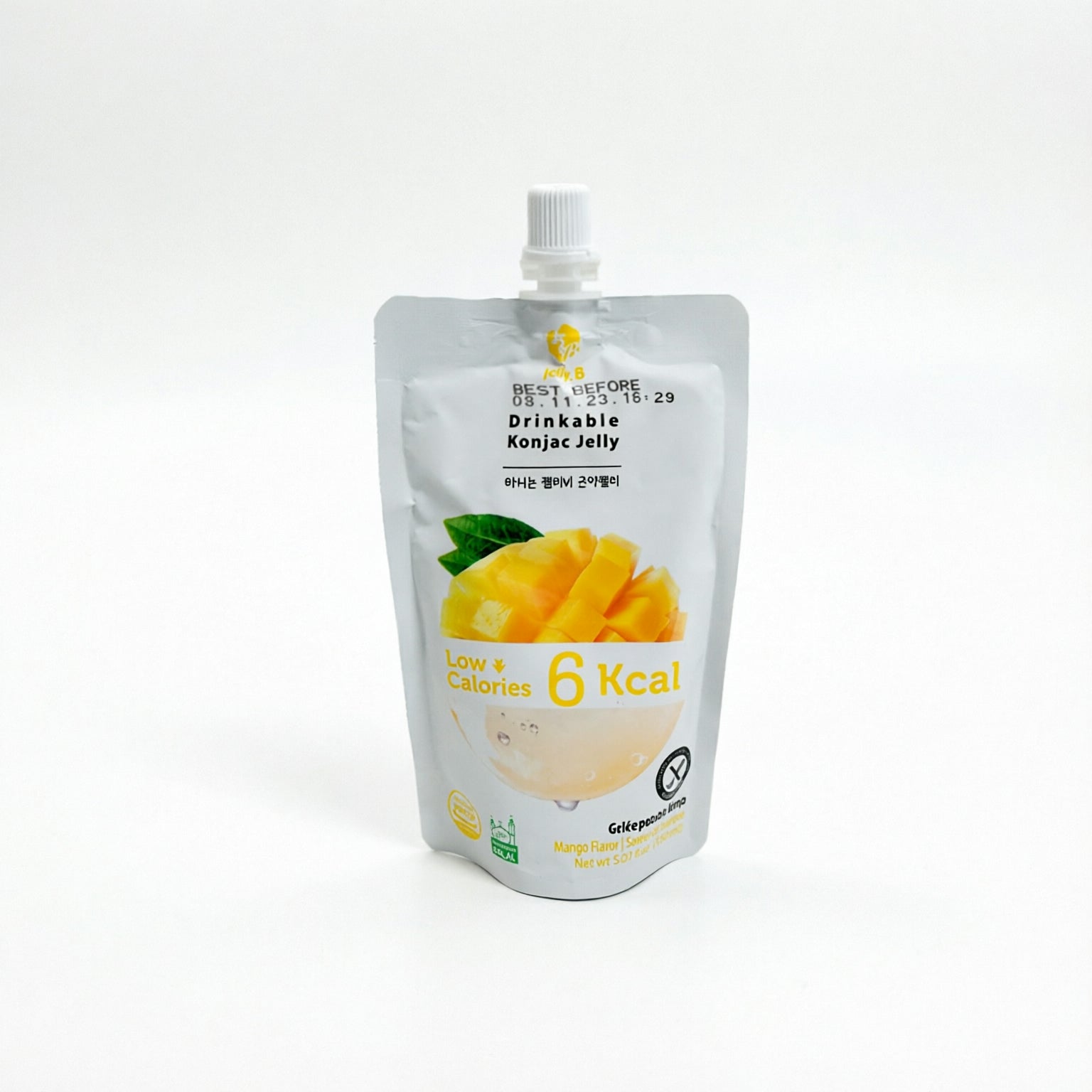 JELLY.B DRINKABLE KONJAC JELLY MANGO FLAVOR 150ML-Alimentos-Asian Food-Akibara Xpress (Mejorada)