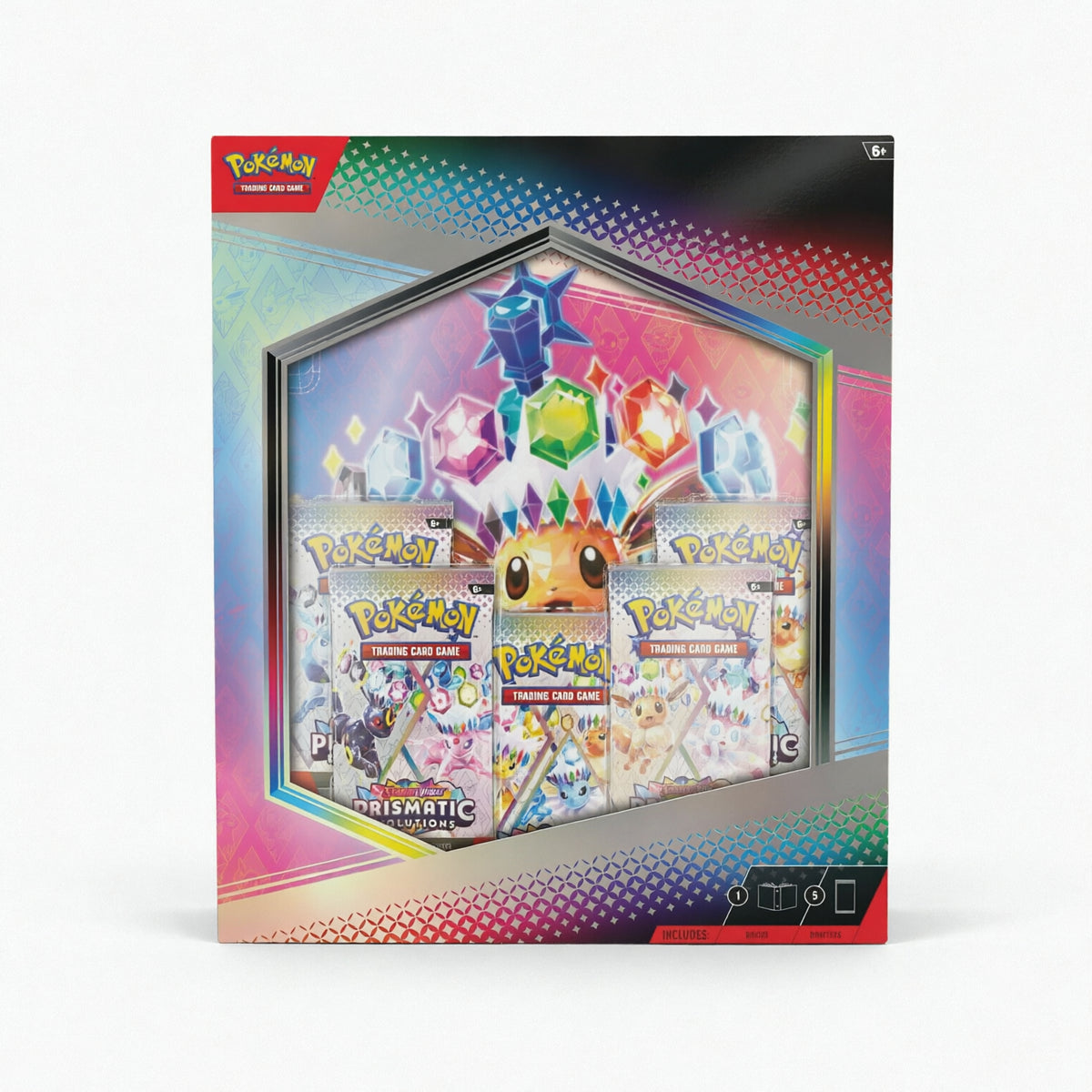 POKEMON TCG SCARLET & VIOLET 8.5 PRISMATIC EVOLUTIONS BINDER COLLECTION INGLES-TCG-Juegos de Mesa-Akibara Xpress (Limpia)