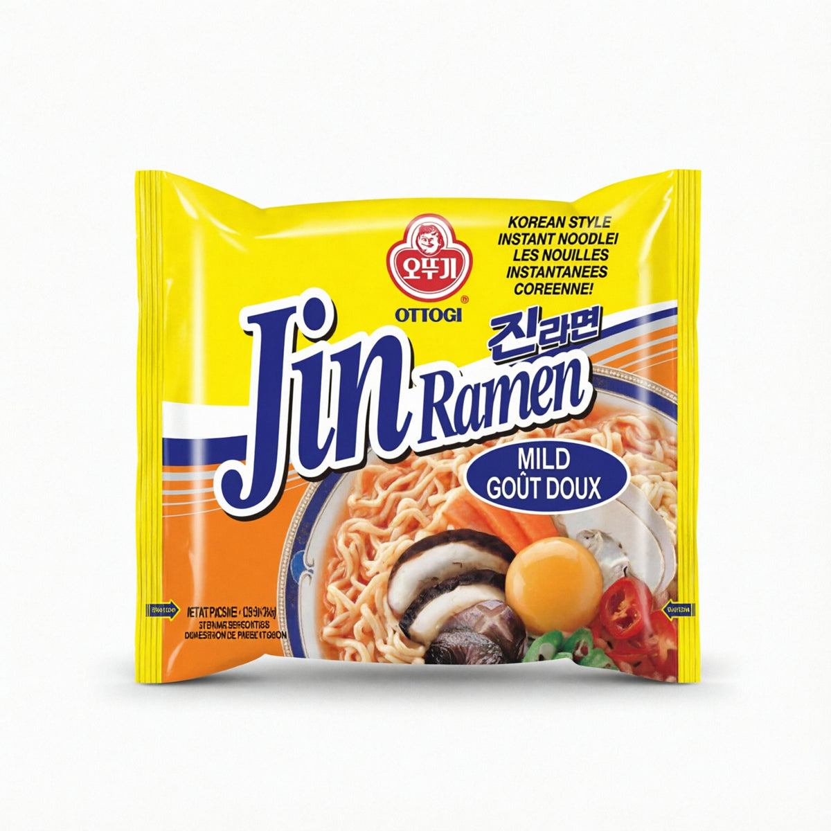 OTTOGI JIN RAMEN MILD FLAVOR 120G-Alimentos-Asian Food-Akibara Xpress (Mejorada)