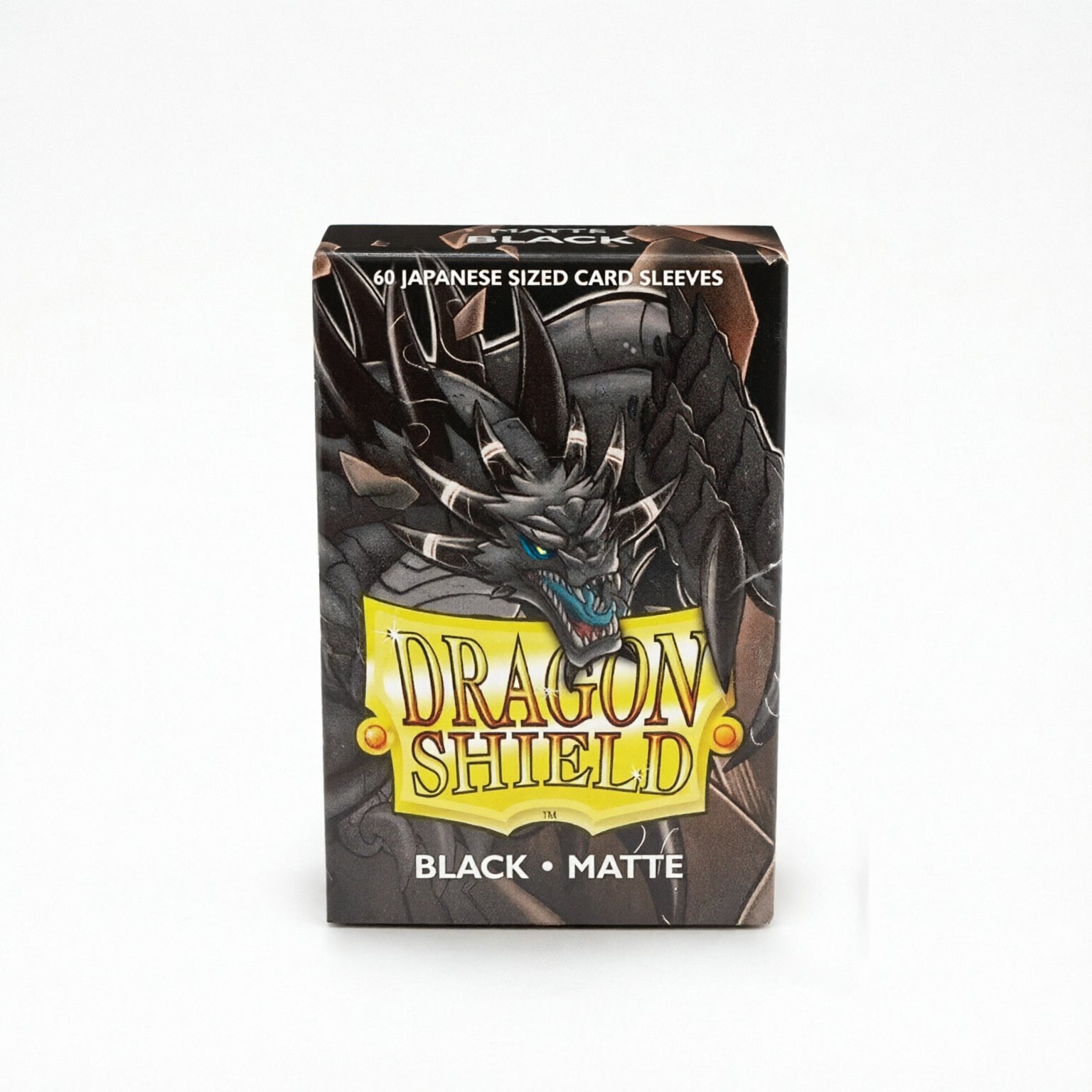 Dragon Shield Sleeves: Japanese- MatteBlack (60 ct.)-TCG-Juegos de Mesa-Akibara Xpress (Mejorada)