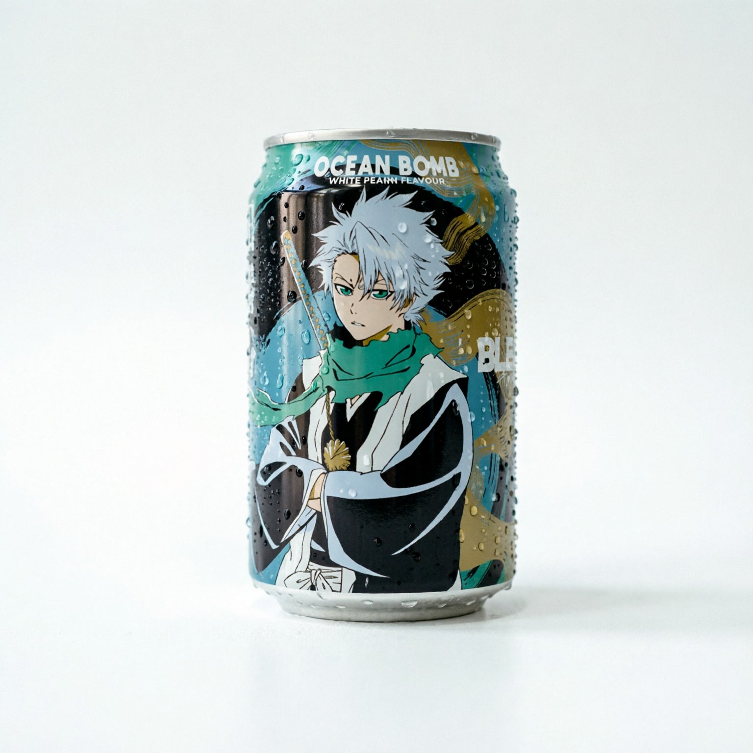 OCEAN BOMB Bleach White Peach Flavor Soda 330ml-Alimentos-Asian Food-Akibara Xpress (Mejorada)
