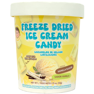 JOSH BOSH Freeze Dried Ice Cream Candy Vanilla Flavor 50g