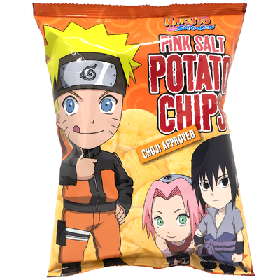 NARUTO SHIPPUDEN Pink Salt Potato Chips 54g