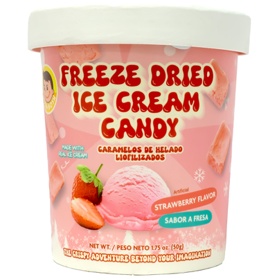 JOSH BOSH Freeze Dried Ice Cream Candy Strawberry Flavor 50g