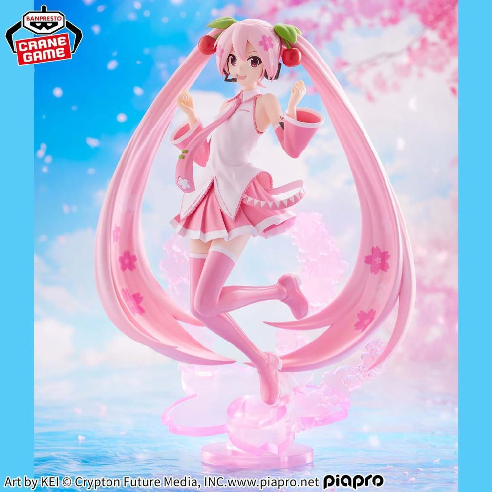 PREVENTA SAKURA MIKU BANPRESTO EVOLVE SAKURA MIKU FIGURE