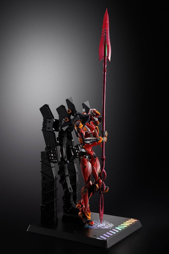 PREVENTA METAL BUILD EVA-02 PRODUCTION MODEL 30TH WITH THE SPEAR OF CASSIUS