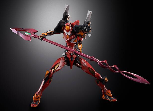 PREVENTA METAL BUILD EVA-02 PRODUCTION MODEL 30TH WITH THE SPEAR OF CASSIUS