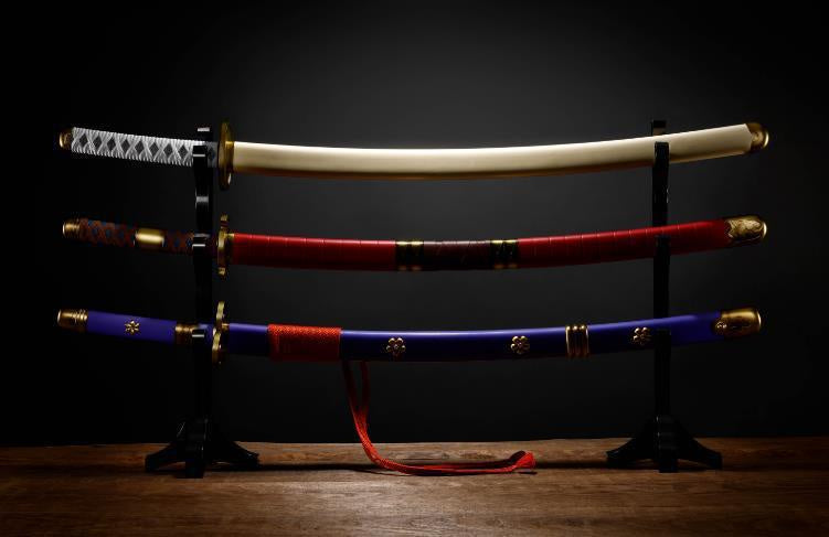 PROPLICA RORONOA ZORO THREE SWORD STYLE SET (WADO ICHIMONJI, SANDAI KITETSU, ENMA)