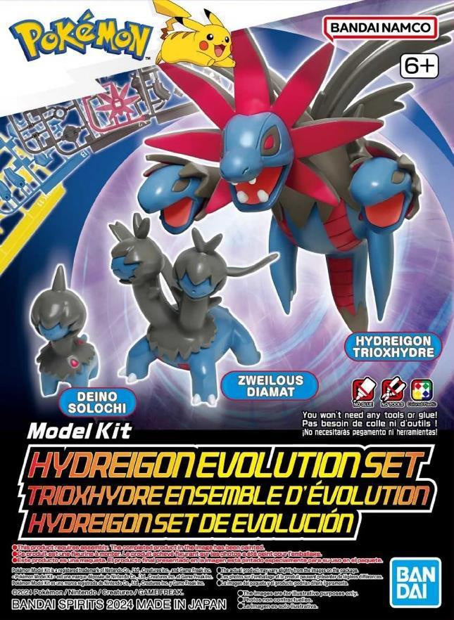 PREVENTA POKEMON MODEL KIT HYDREIGON EVOLUTION SET