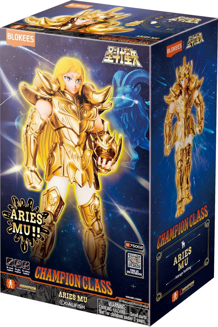 PREVENTA BLOKEES SAINT SEIYA CHAMPION CLASS ARIES MU