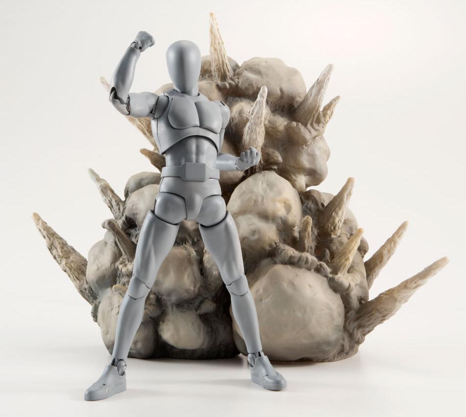 PREVENTA TAMASHII EFFECT EXPLOSION GRAY VER FOR SH FIGUARTS