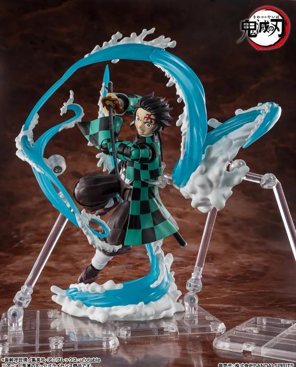PREVENTA SH FIGUARTS TANJIRO KAMADO AND GIYU TOMIOKA WATER BREATHING EFFECT