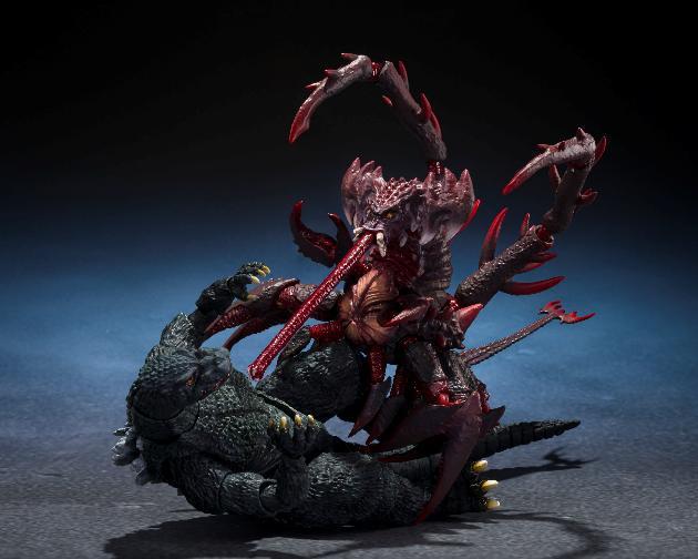 PREVENTA SH MONSTERARTS GODZILLA JUNIOR & DESTOROYAH EVOLUTION SET