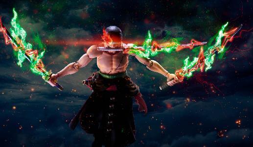PREVENTA SH FIGUARTS RORONOA ZORO THE KING OF HELL