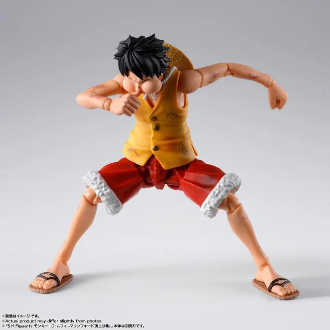 PREVENTA SH FIGUARTS MONKEY D LUFFY MARINEFORD GEAR 3 OPTION PARTS SET