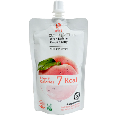 JELLYB DRINKABLE KONJAC JELLY PEACH FLAVOR 150ML-Alimentos-Asian Food-Akibara Xpress
