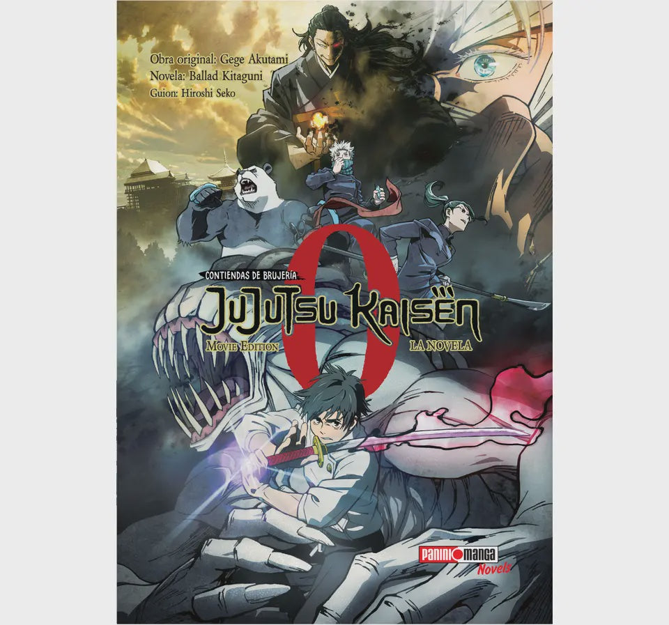 JUJUTSU KAISEN 0 NOVELA-Mangas Panini-PANINI-Akibara Xpress